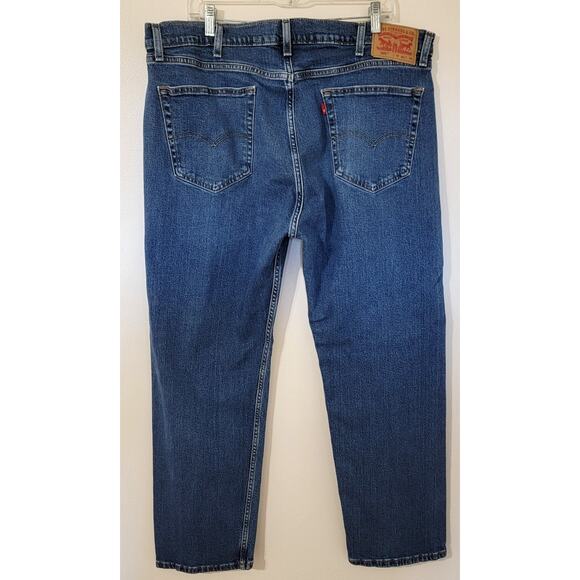 Levi's 505 Jeans Men's Size 40 x 30 Regular Straight Fit Blue Denim Pants - Picture 5 of 11